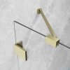 Radaway Essenza Pro Brushed Gold Kdj+S kabina 100x100x100cm prawa szczotkowane złoto 10097310-99-01R/10098100-01-01/10098100-01-01